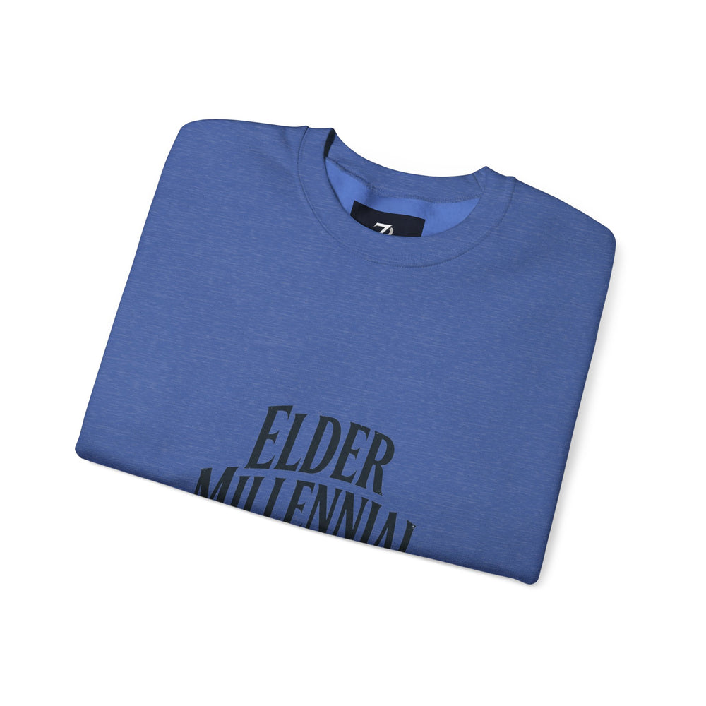 Elder Millennial Energy Sweatshirt | 90s Nostalgia, Retro Club Tee