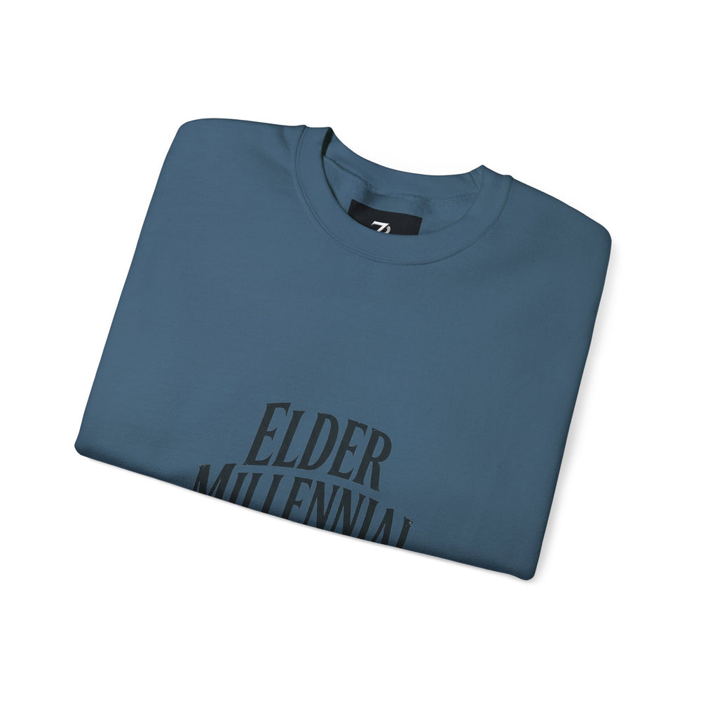 Elder Millennial Energy Sweatshirt | 90s Nostalgia, Retro Club Tee