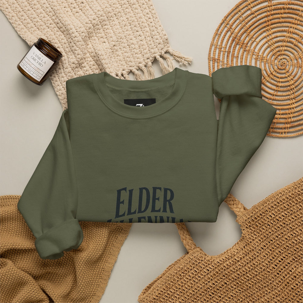 Elder Millennial Energy Sweatshirt | 90s Nostalgia, Retro Club Tee