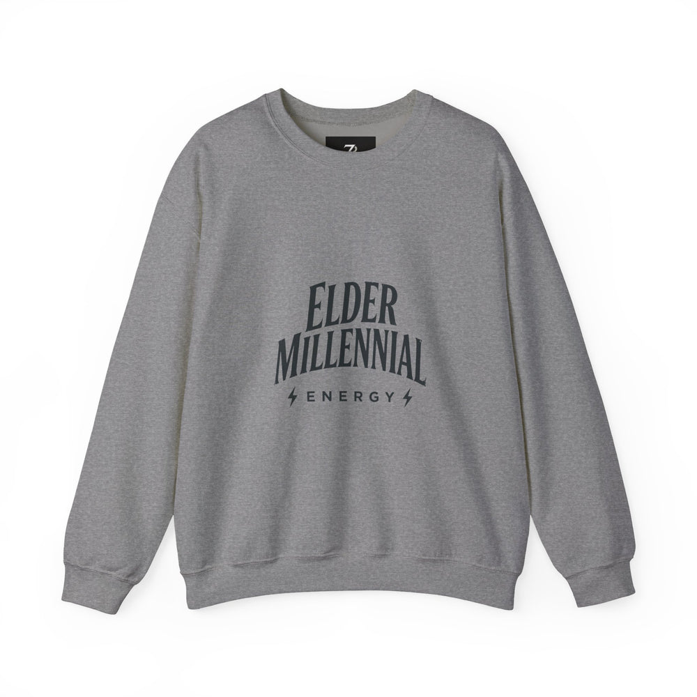 Elder Millennial Energy Sweatshirt | 90s Nostalgia, Retro Club Tee