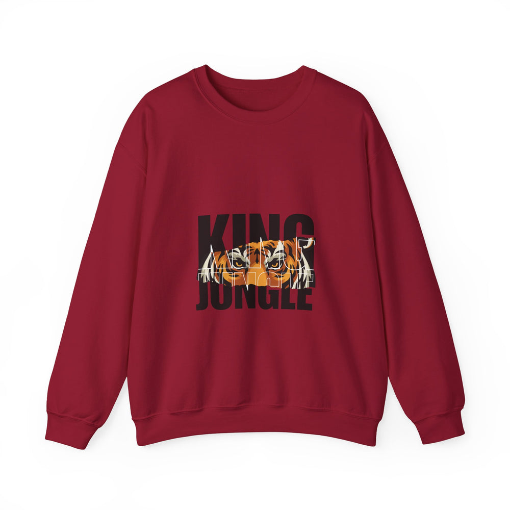 King of the Jungle Sweatshirt — Tiger Face Crewneck
