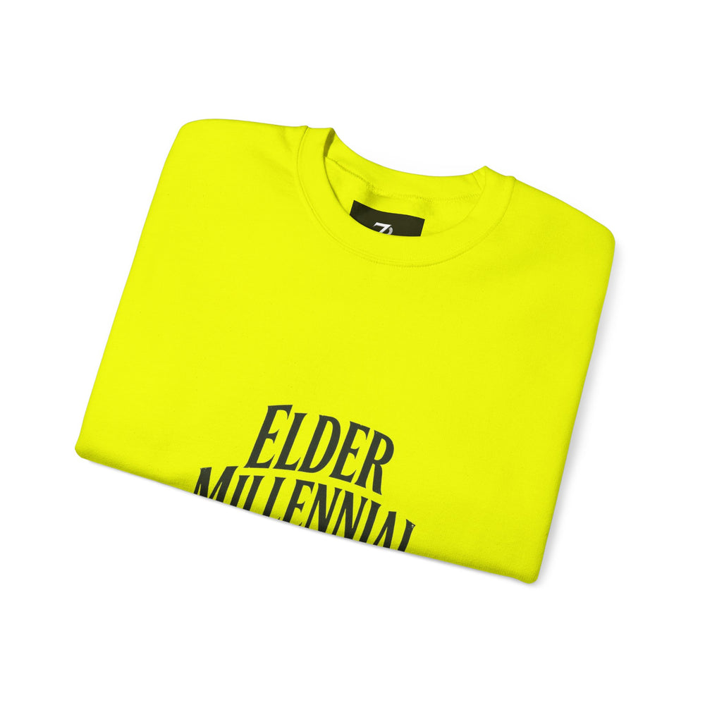 Elder Millennial Energy Sweatshirt | 90s Nostalgia, Retro Club Tee