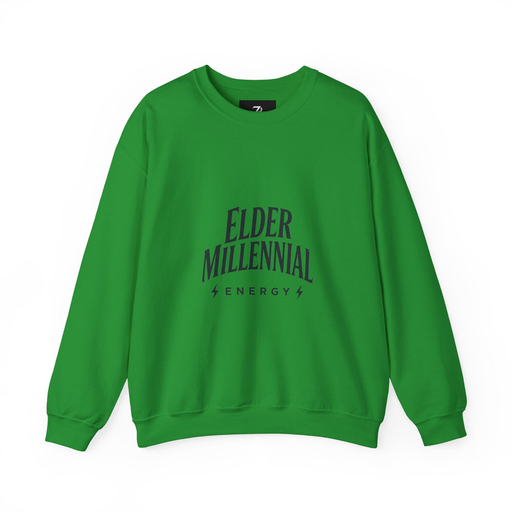 Elder Millennial Energy Sweatshirt | 90s Nostalgia, Retro Club Tee