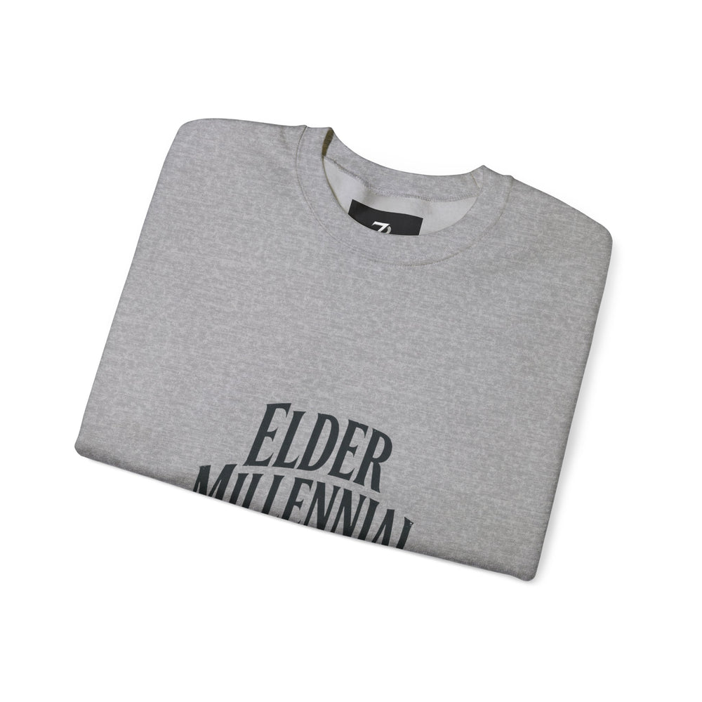 Elder Millennial Energy Sweatshirt | 90s Nostalgia, Retro Club Tee