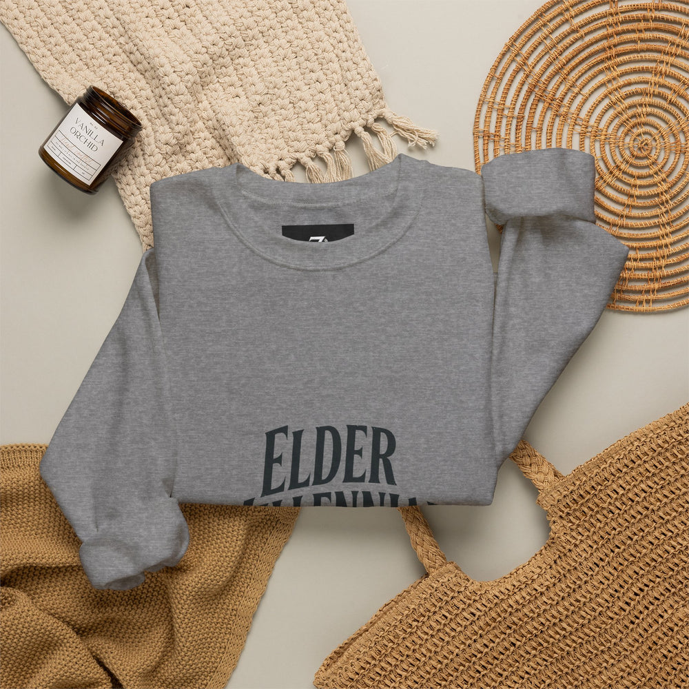 Elder Millennial Energy Sweatshirt | 90s Nostalgia, Retro Club Tee