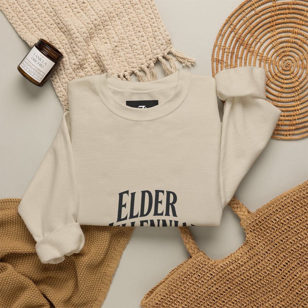 Elder Millennial Energy Sweatshirt | 90s Nostalgia, Retro Club Tee