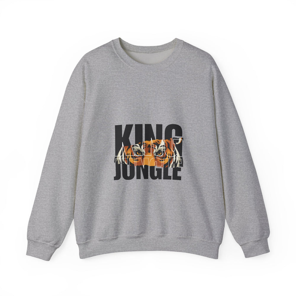 King of the Jungle Sweatshirt — Tiger Face Crewneck