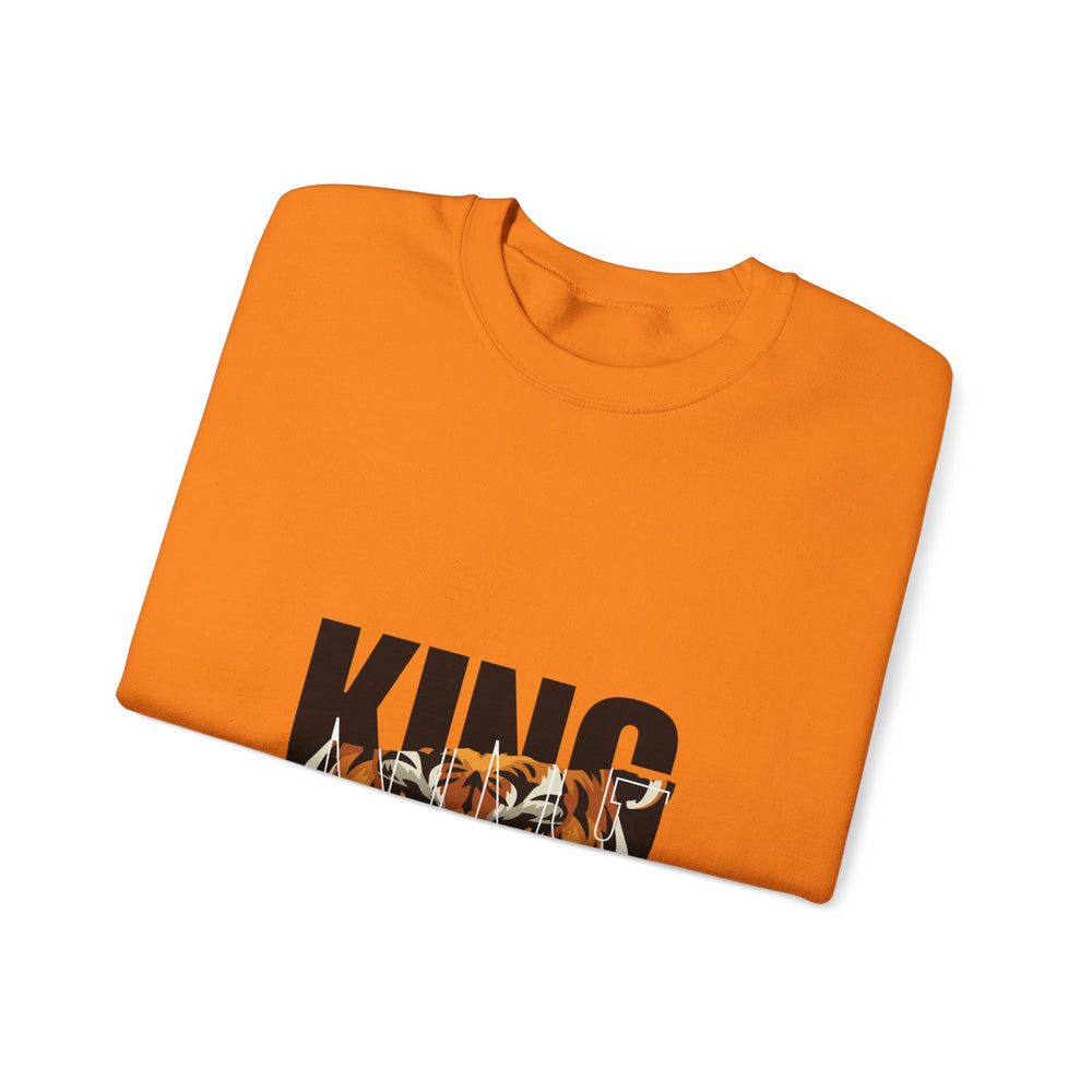King of the Jungle Sweatshirt — Tiger Face Crewneck