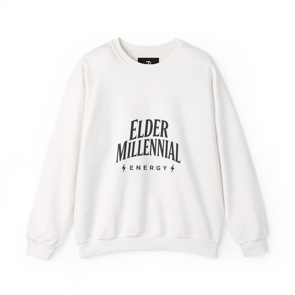 Elder Millennial Energy Sweatshirt | 90s Nostalgia, Retro Club Tee