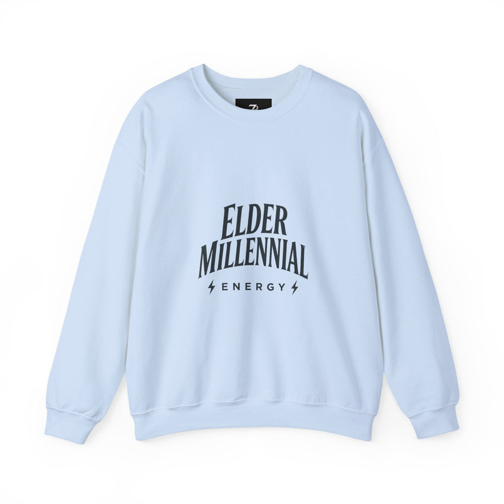 Elder Millennial Energy Sweatshirt | 90s Nostalgia, Retro Club Tee