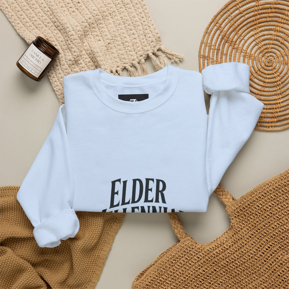 Elder Millennial Energy Sweatshirt | 90s Nostalgia, Retro Club Tee