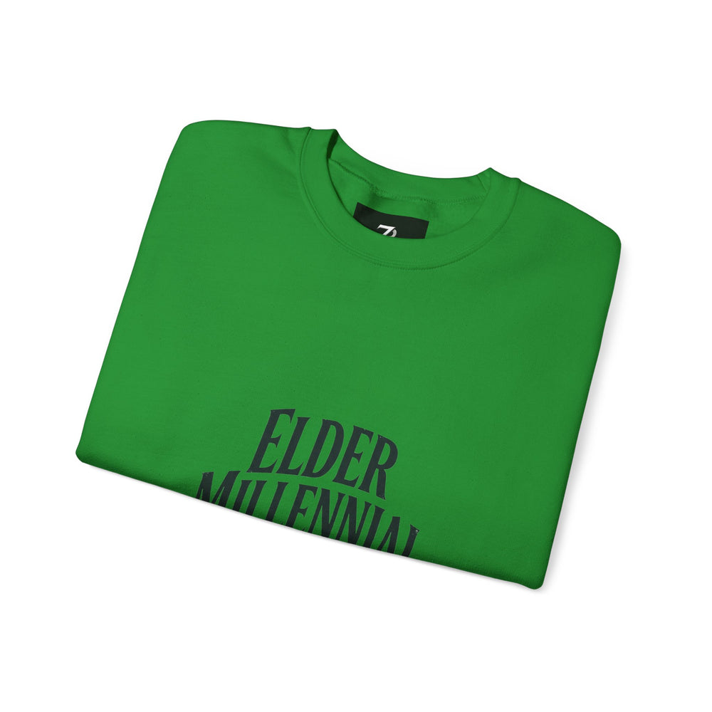Elder Millennial Energy Sweatshirt | 90s Nostalgia, Retro Club Tee