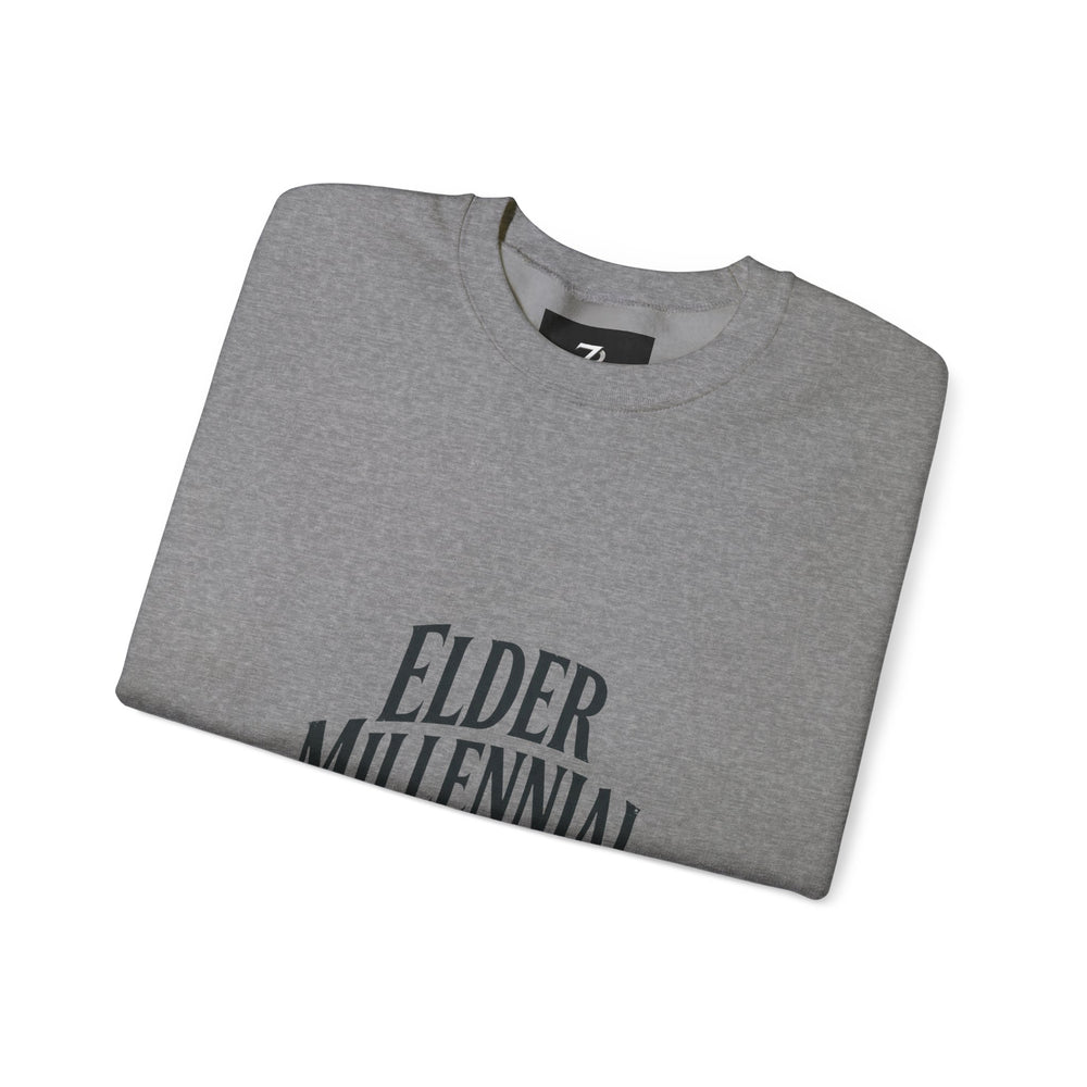 Elder Millennial Energy Sweatshirt | 90s Nostalgia, Retro Club Tee