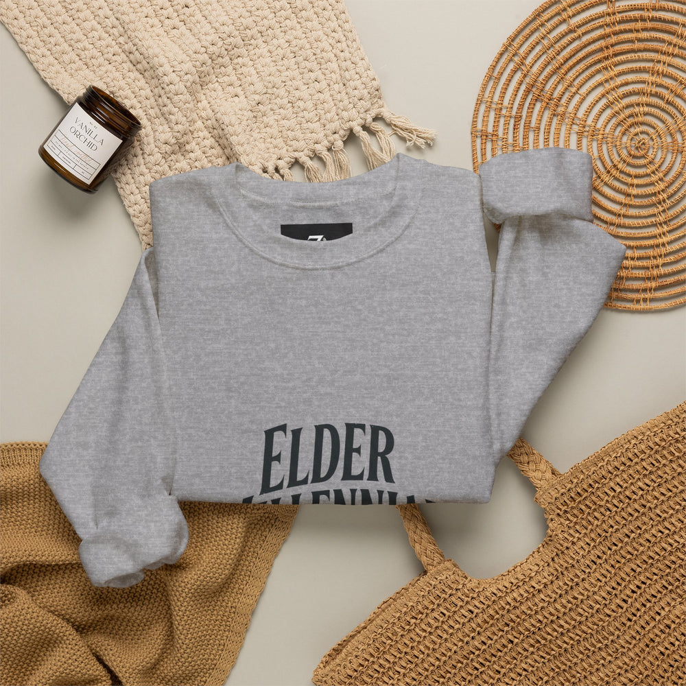 Elder Millennial Energy Sweatshirt | 90s Nostalgia, Retro Club Tee