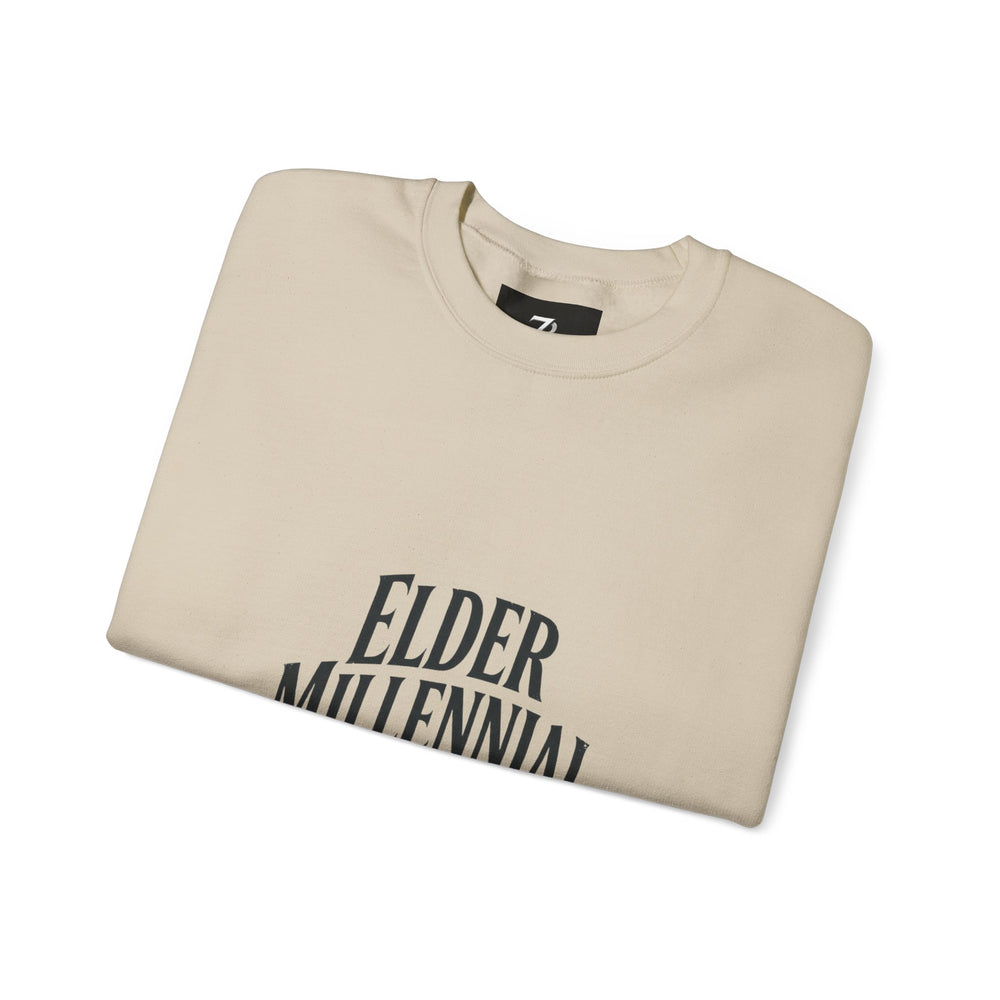 Elder Millennial Energy Sweatshirt | 90s Nostalgia, Retro Club Tee