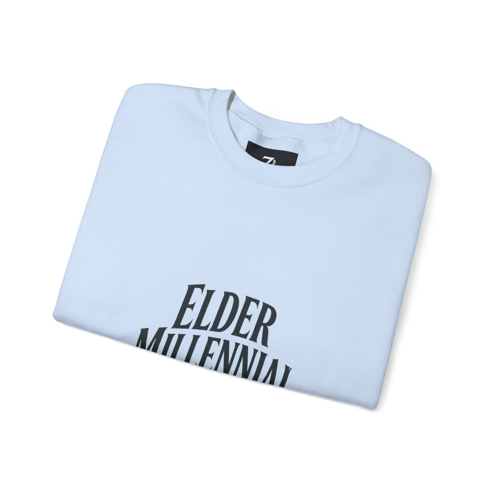 Elder Millennial Energy Sweatshirt | 90s Nostalgia, Retro Club Tee