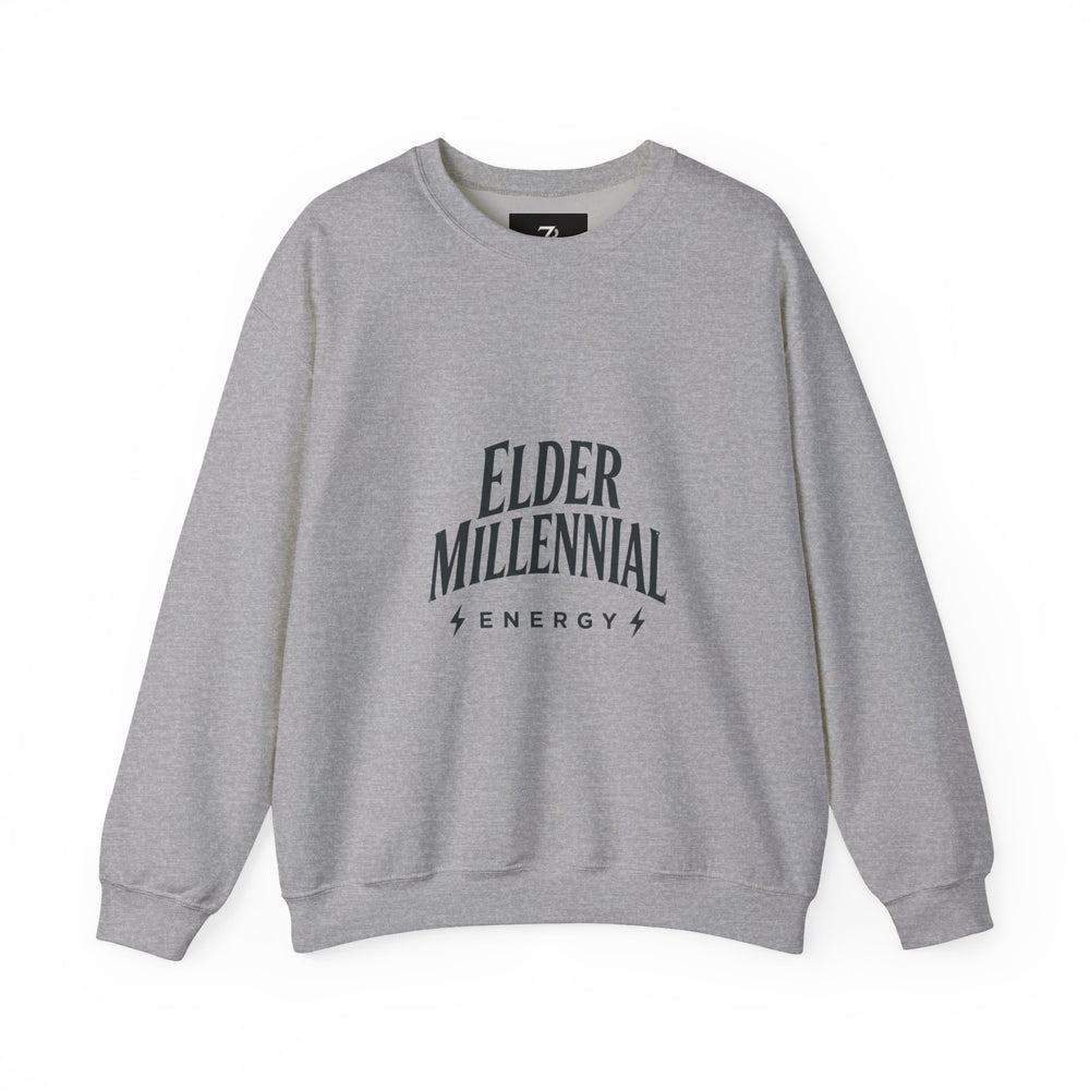 Elder Millennial Energy Sweatshirt | 90s Nostalgia, Retro Club Tee