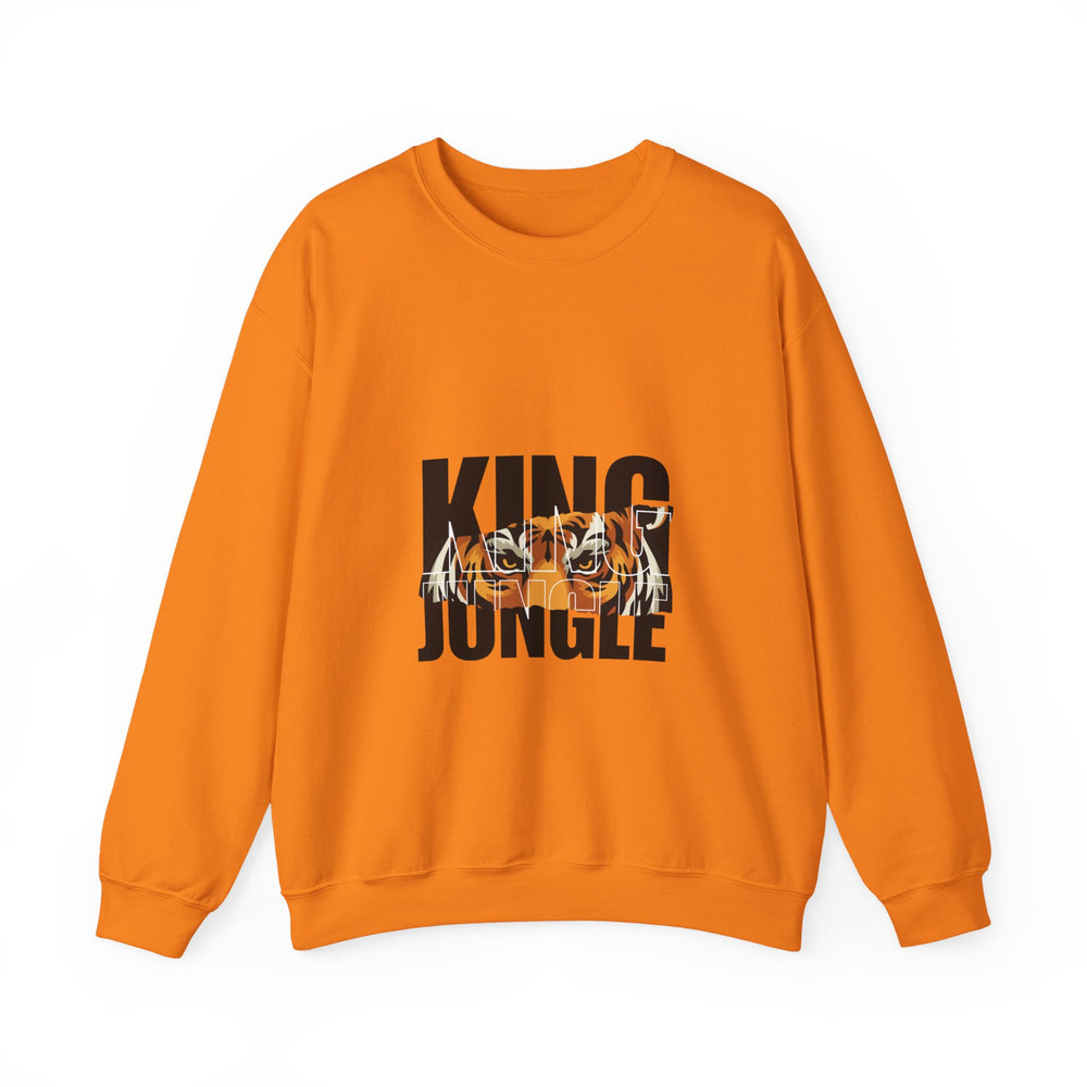 King of the Jungle Sweatshirt — Tiger Face Crewneck