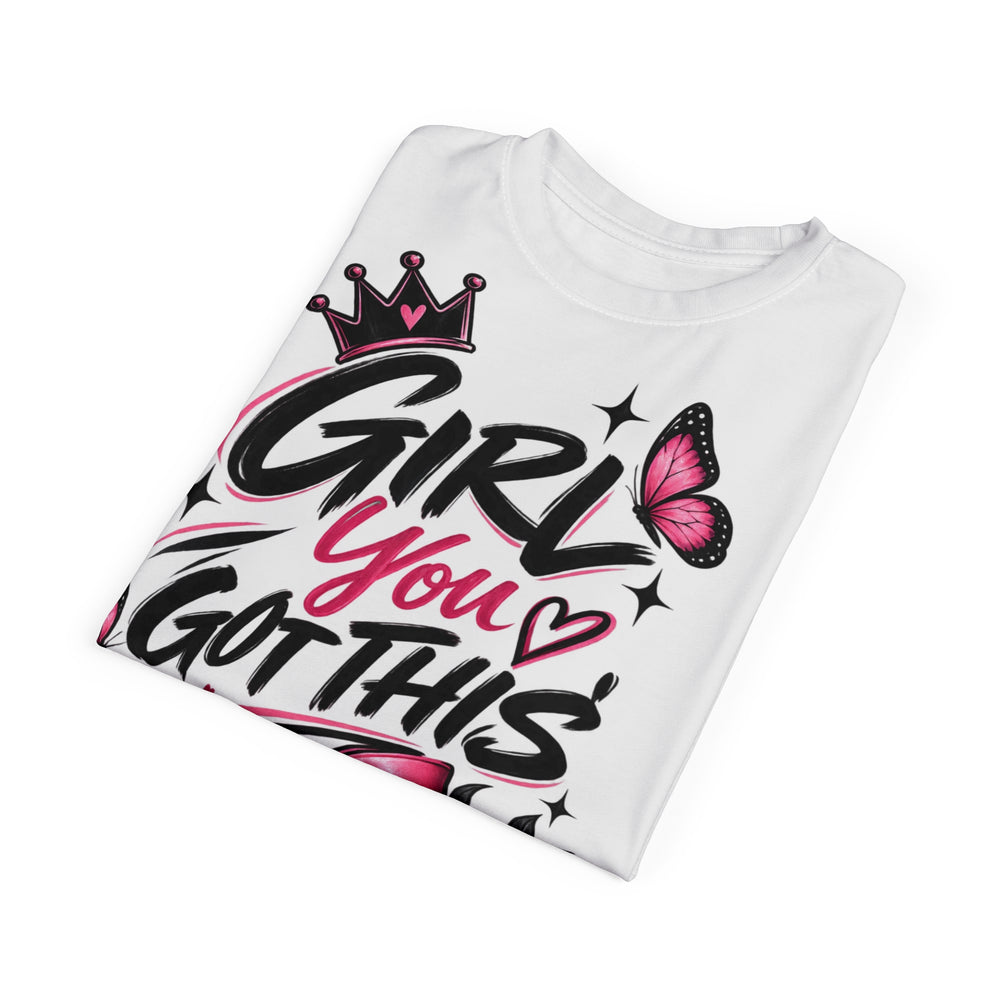 Girls You Got This Tee — Pink Bow Motivational Graphic T‑Shirt