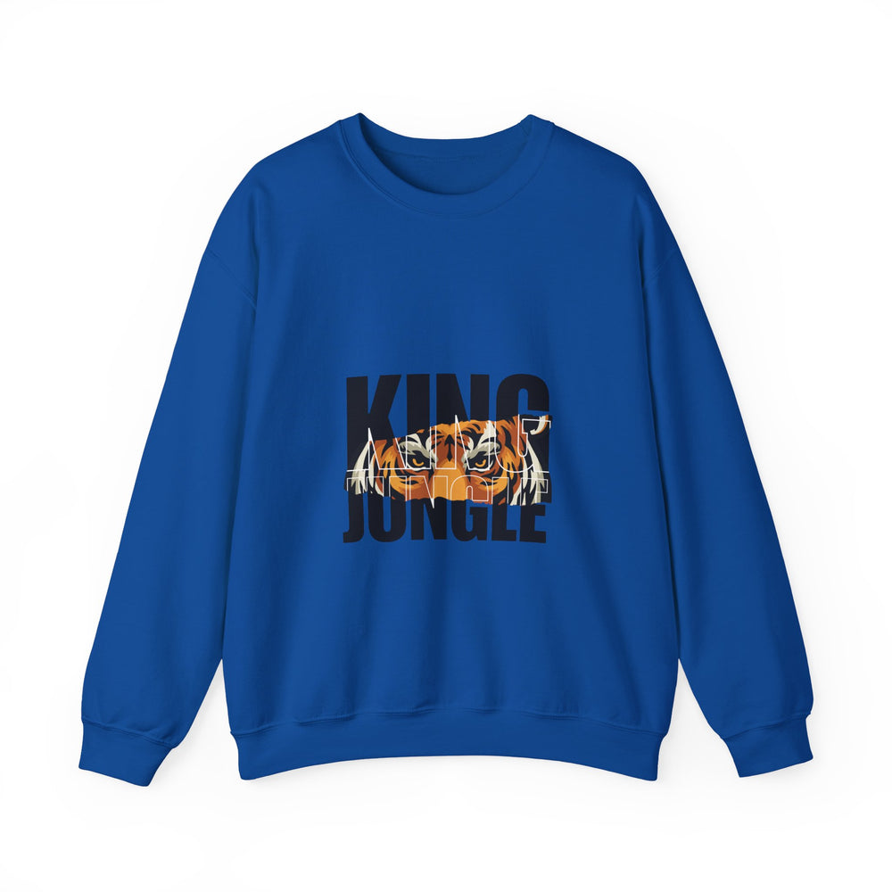 King of the Jungle Sweatshirt — Tiger Face Crewneck