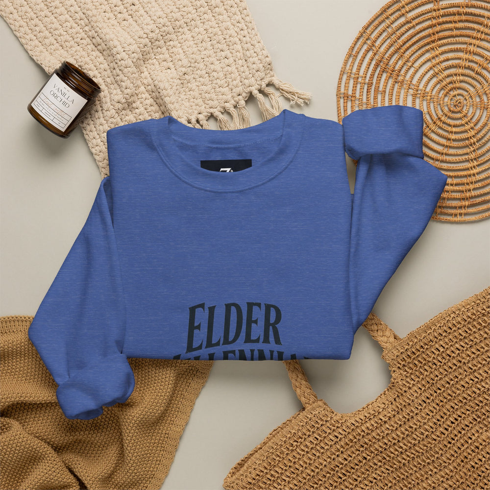 Elder Millennial Energy Sweatshirt | 90s Nostalgia, Retro Club Tee